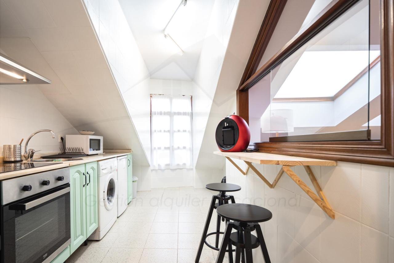 Ferienwohnung La Buhardilla Gijón Exterior foto